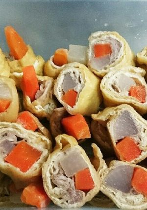 ウマすぎる!味凍み・常備菜☆油あげ巻き!-レシピのメイン写真
