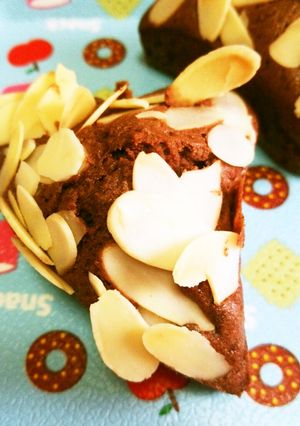 ♪カﾂプケーキ♪アーモンドチョコ-レシピのメイン写真