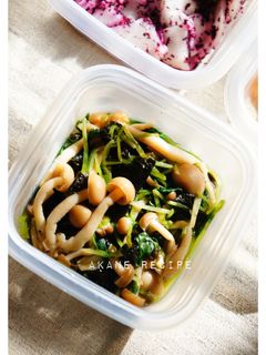 三つ葉としめじと海苔のお浸し-レシピのメイン写真