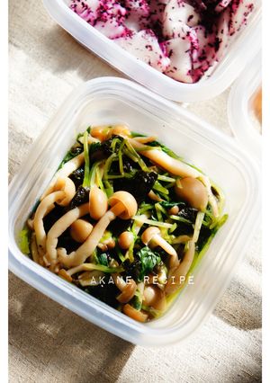 三つ葉としめじと海苔のお浸し-レシピのメイン写真