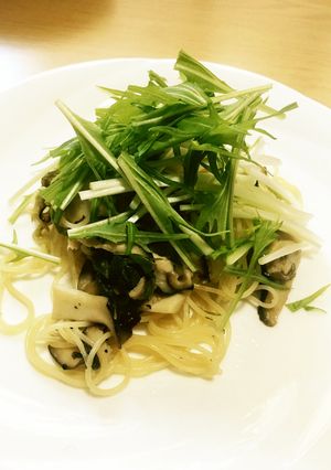 きのこでペペロンチーノ-レシピのメイン写真