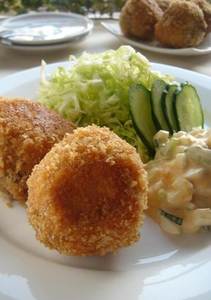 牛肉のほうれん草包みコロッケ-レシピのメイン写真