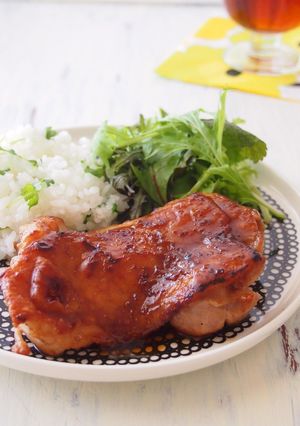 皮パリジューシー♪チキン照り焼きステーキ-レシピのメイン写真