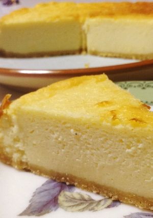 ミキサーでガー簡単チーズケーキ2生クリ無-レシピのメイン写真