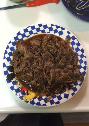 簡単！牛こまハヤシライス風炒め-レシピのメイン写真