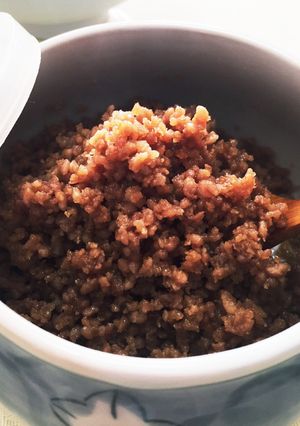 調味料全て同量★簡単鶏そぼろ-レシピのメイン写真