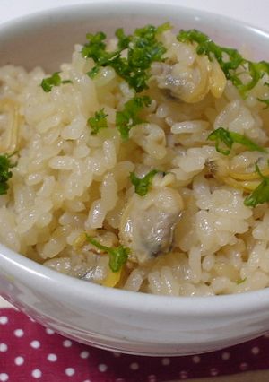 大葉にんにく醤油DEあさりバター飯-レシピのメイン写真