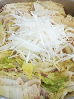 【豚バラ白菜の重ね鍋】@メモ用-レシピのメイン写真