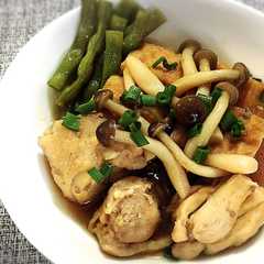 รูปของ 簡単！鶏肉と厚揚げの煮物♪