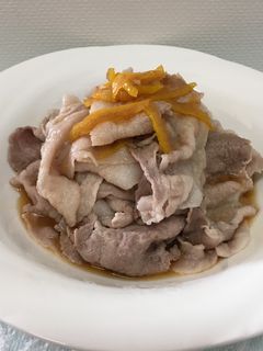 簡単手作りゆずポン酢の豚しゃぶ 10分-レシピのメイン写真