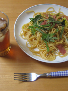 大葉にんにく醤油を使ったアサリのパスタ-レシピのメイン写真