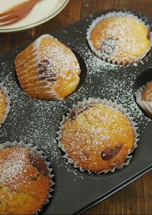 ☆簡単☆チョコバナナマフィン-レシピのメイン写真