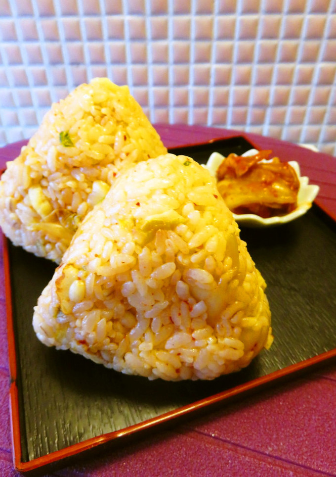 ☺簡単♪キムチとちくわのオイルおにぎり☺-レシピのメイン写真