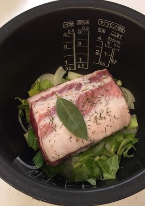 炊飯器で★豚の肩ロースのロースト風-レシピのメイン写真