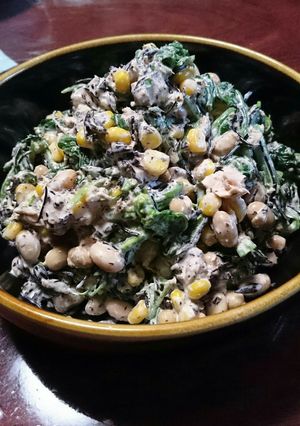 ほうれん草.ひじきの旨サラダ-レシピのメイン写真
