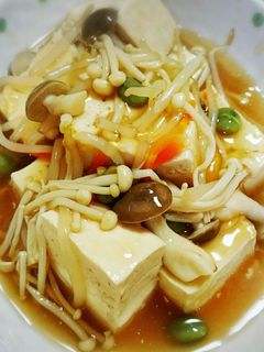 トロトロ☆豆腐ときのこのあんかけ☆-レシピのメイン写真