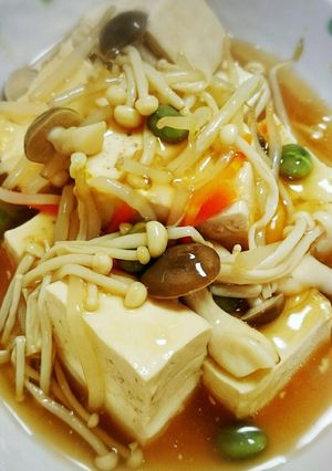 トロトロ☆豆腐ときのこのあんかけ☆-レシピのメイン写真