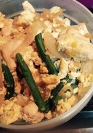 親子煮@お弁当-レシピのメイン写真