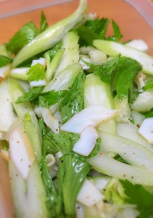 切って混ぜるだけ！イカセロリ常備菜-レシピのメイン写真