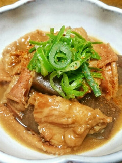 居酒屋おつまみ☆鶏皮の味噌煮込み-レシピのメイン写真