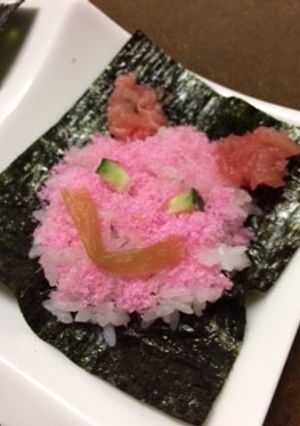 手まきごはん（鬼退治編）-レシピのメイン写真