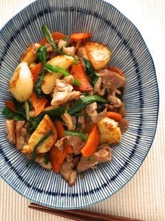 豚とニラの柚子こしょう野菜炒め-レシピのメイン写真