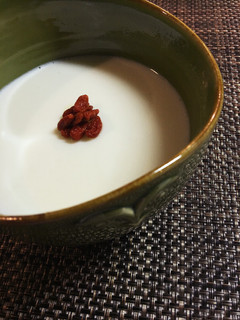 杏仁豆腐 クコの実ラム酒-レシピのメイン写真