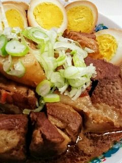 シンプルな調味料で、豚の角煮♪-レシピのメイン写真