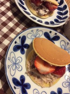 生クリームどら焼き♪HMで簡単-レシピのメイン写真