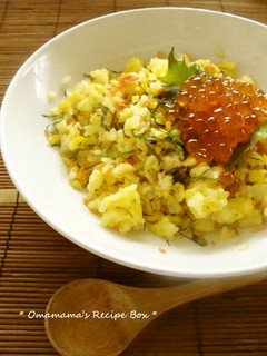 美味!鮭といくらの親子チャーハン-レシピのメイン写真