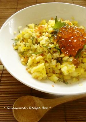美味！鮭といくらの親子チャーハン-レシピのメイン写真