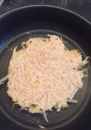 食費節約 もやしお好み焼き-レシピのメイン写真