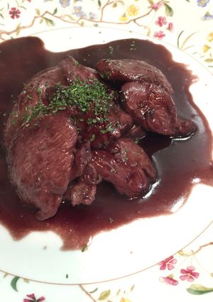 フライパンで鶏むね肉 赤ワイン煮-レシピのメイン写真