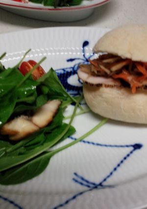 簡単！金平サンド&焼き鯖サラダブランチ！-レシピのメイン写真