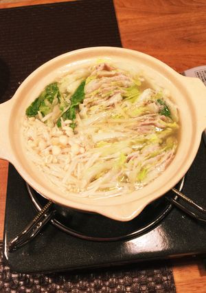 簡単白菜ミルフィーユ鍋 (2人前)-レシピのメイン写真