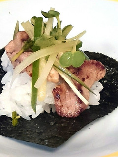 もろきゅう風♪豚肉の手巻きごはん-レシピのメイン写真