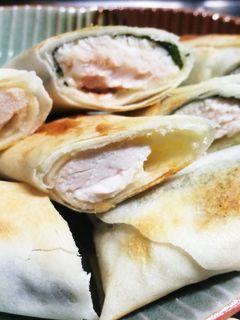 しっとりささみの梅しそチーズ春巻き-レシピのメイン写真