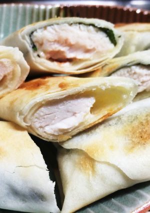 しっとりささみの梅しそチーズ春巻き-レシピのメイン写真