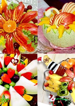 パーティーを華やかに☆フルーツ盛り合わせ-レシピのメイン写真