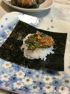 大葉みその手巻きおにぎり♪-レシピのメイン写真