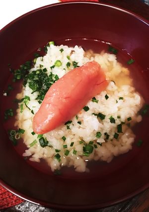 明太子 出汁茶漬け★簡単 ご褒美夜食-レシピのメイン写真