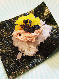 子供大好き♡ツナマヨたくあん手巻きご飯-レシピのメイン写真