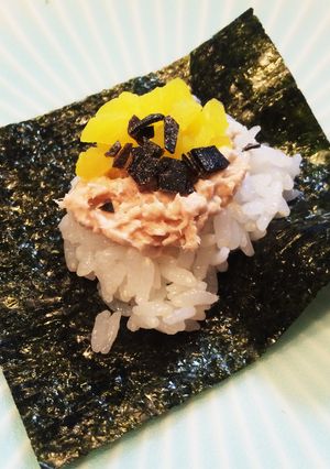 子供大好き♡ツナマヨたくあん手巻きご飯-レシピのメイン写真
