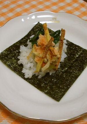 サーモンソテーのせてみました！-レシピのメイン写真