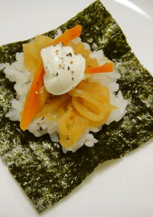 手まきごはん☆切干大根とクリームチーズ-レシピのメイン写真