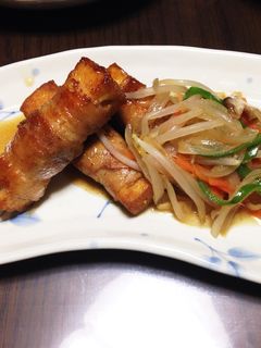 肉巻厚揚げの生姜焼き風-レシピのメイン写真