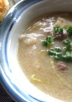 トルコ料理◆ねぎと胡椒肉団子のスープ-レシピのメイン写真