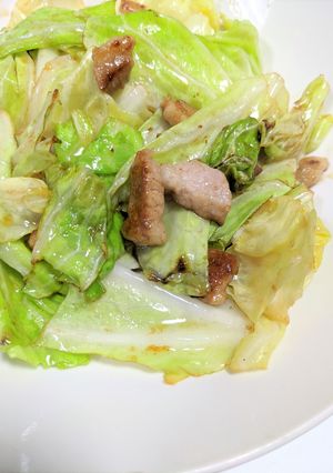 油身とキャベツの簡単炒め物♡-レシピのメイン写真