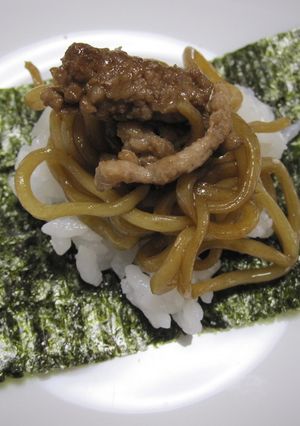 手まきごはん やきそば-レシピのメイン写真