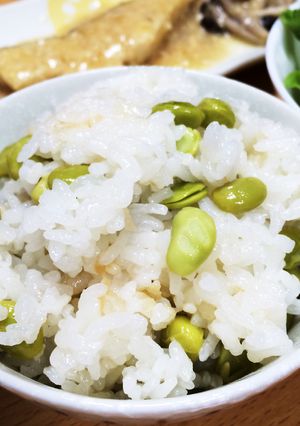 簡単★白だしで枝豆炊き込みごはん-レシピのメイン写真